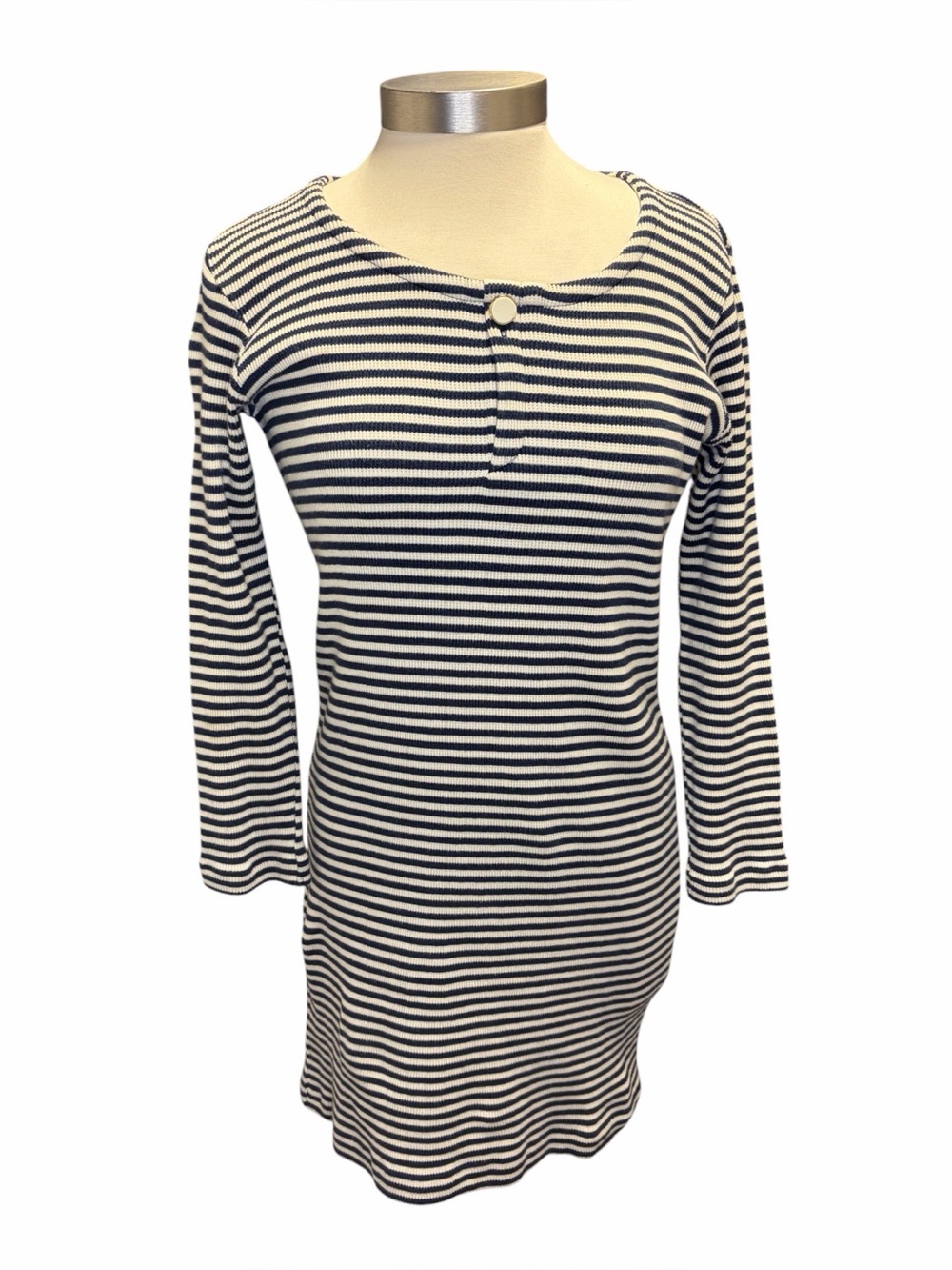 APC Ribbed Breton Stripe Mini Dress